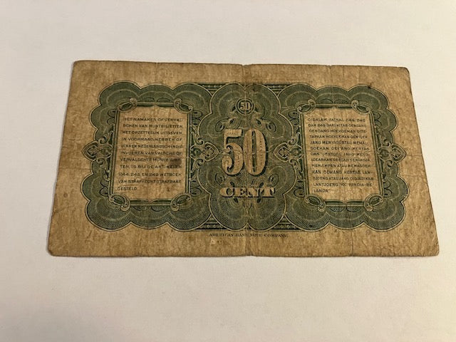 50 Cent Netherlands Indies 1945
