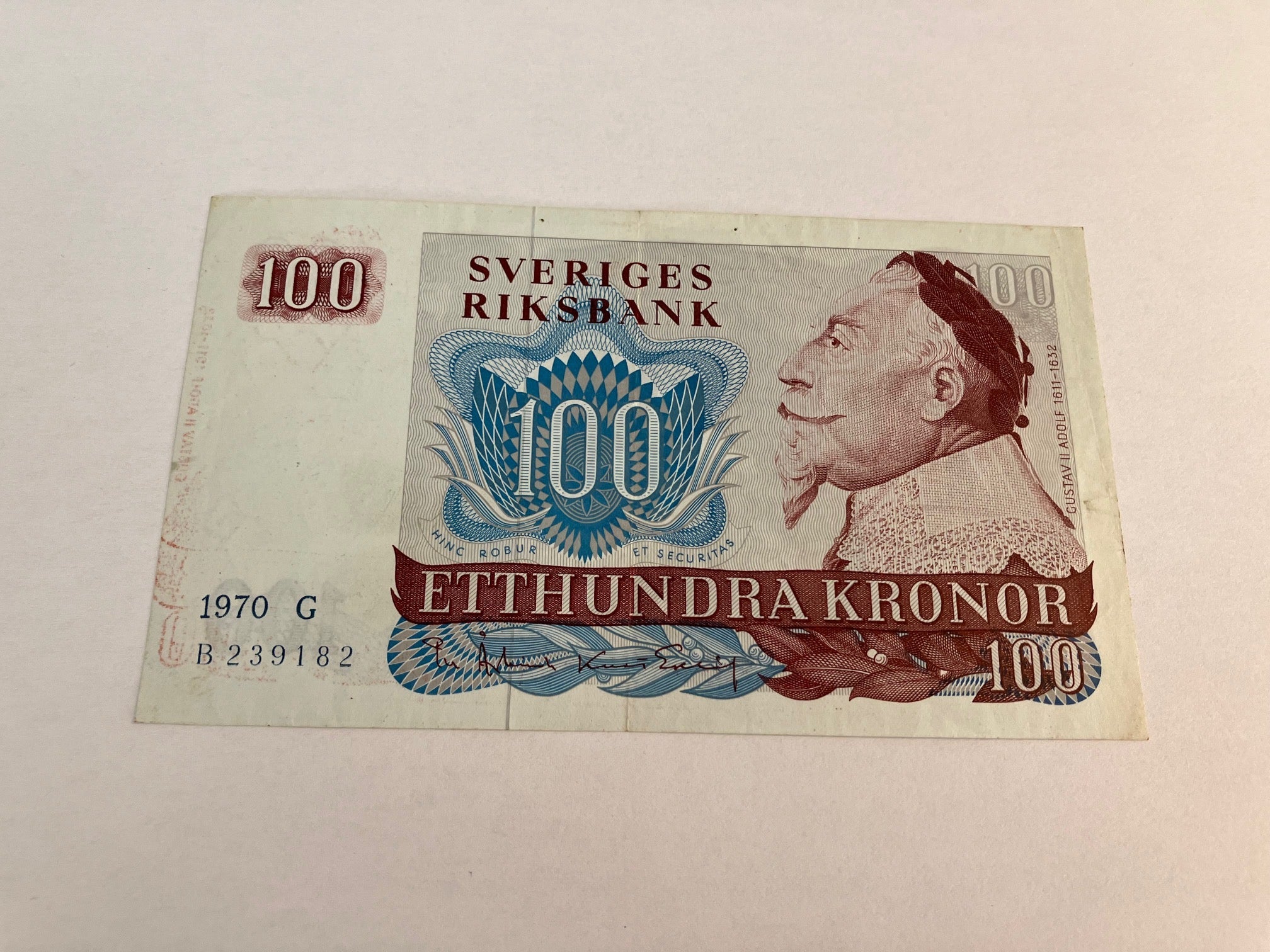 100 Kronor Sweden 1970 G