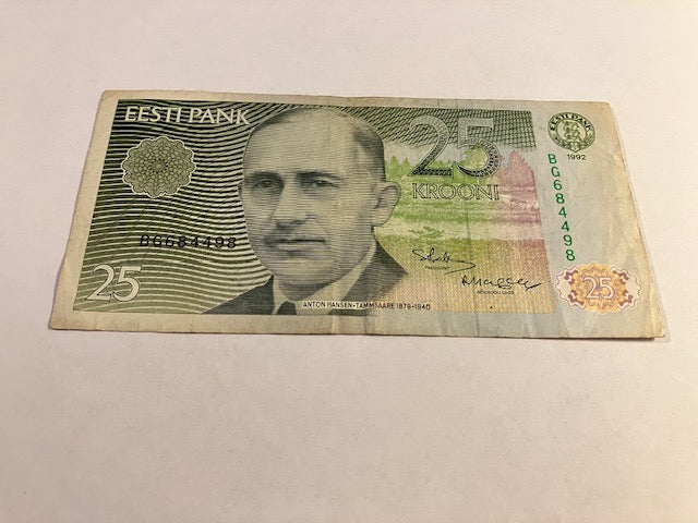 25 Krooni Estland 1992