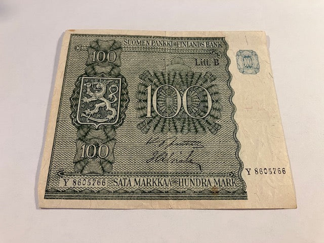 100 Mark 1945 Finland