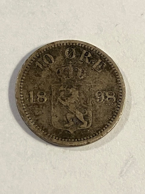 10 øre 1898 Norge