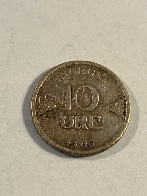 10 øre 1916 Norge