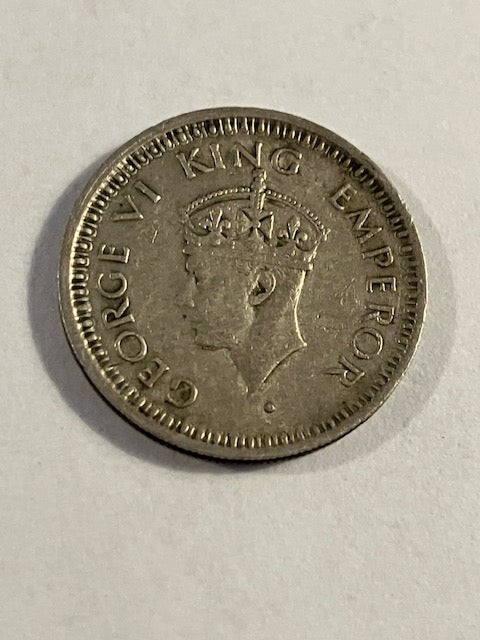 1/4 Rupee India 1945
