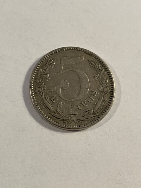 5 Centavos Colombia 1886