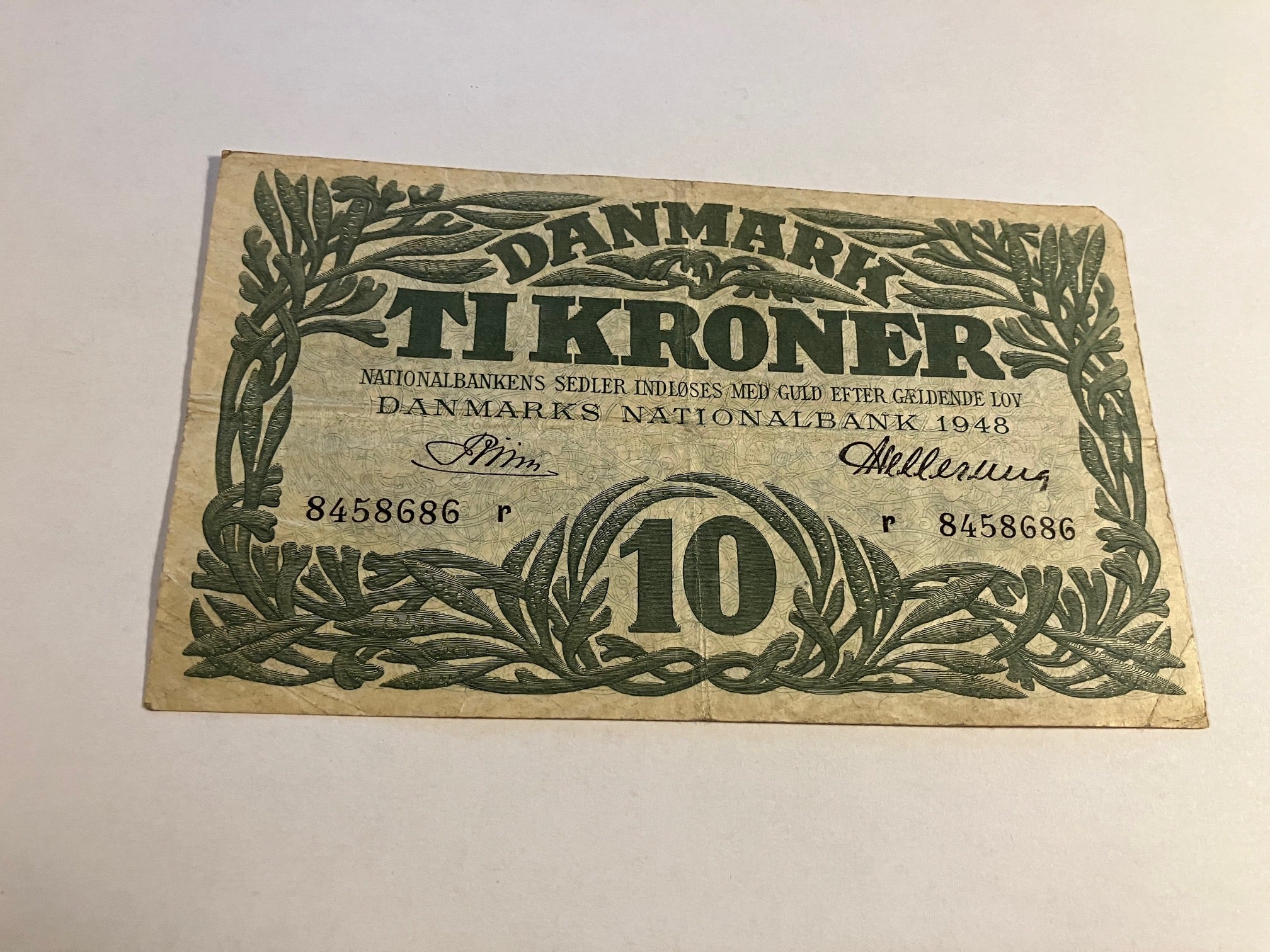 10 Kroner 1948 J