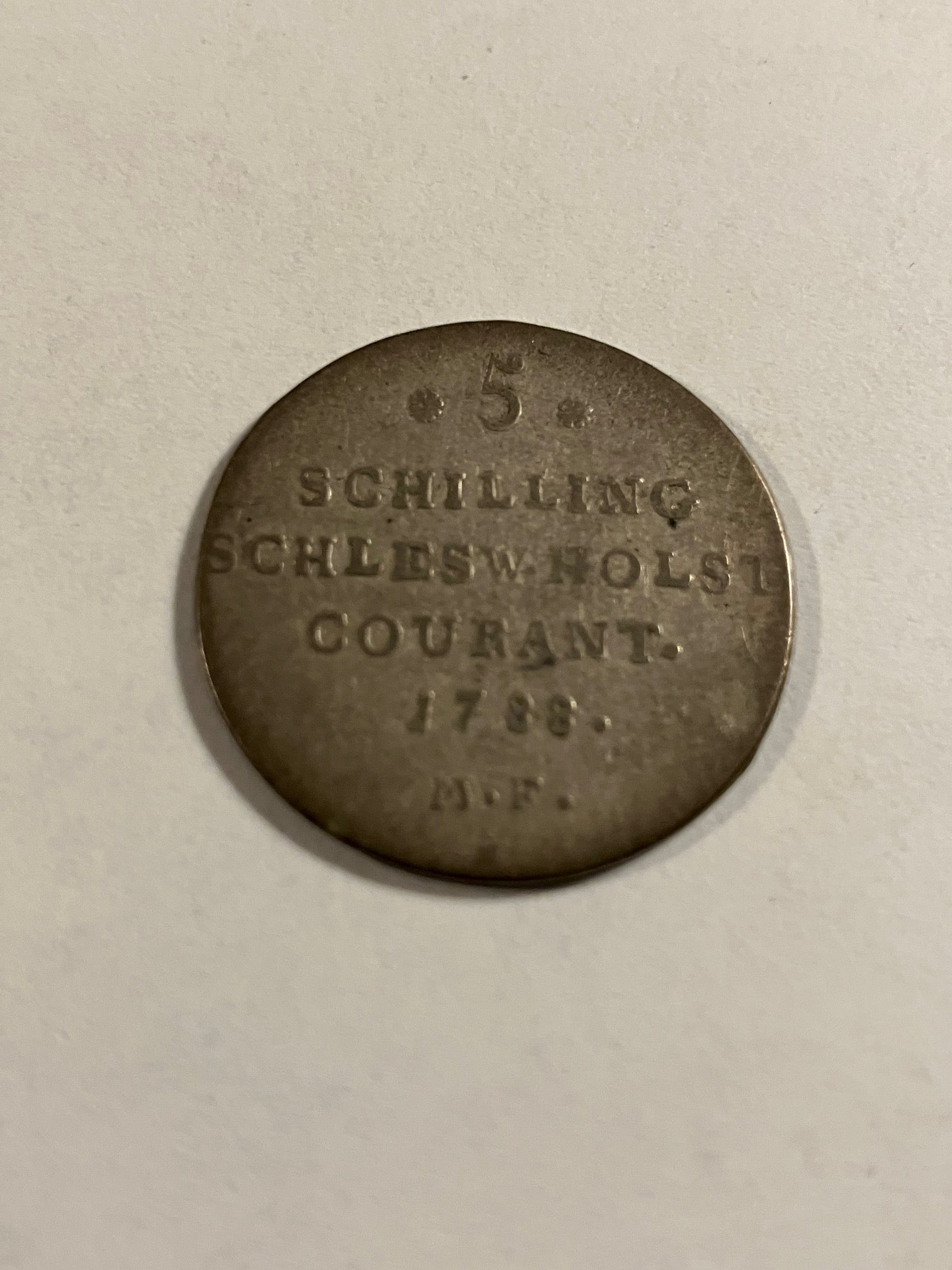 1/12 Speciedaler 1788 Slesvig Holstein