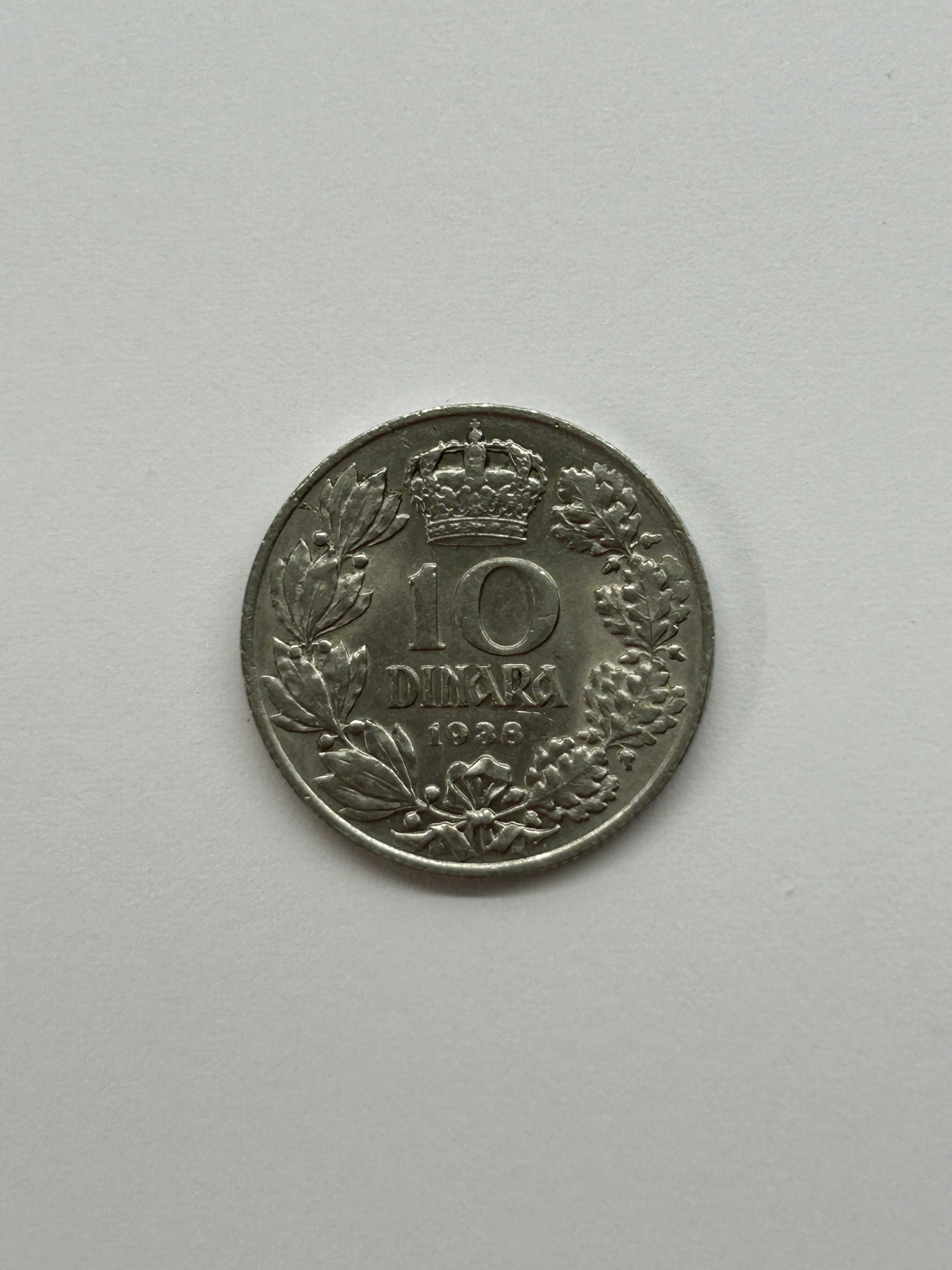 10 Dinara 1938 Yugoslavia