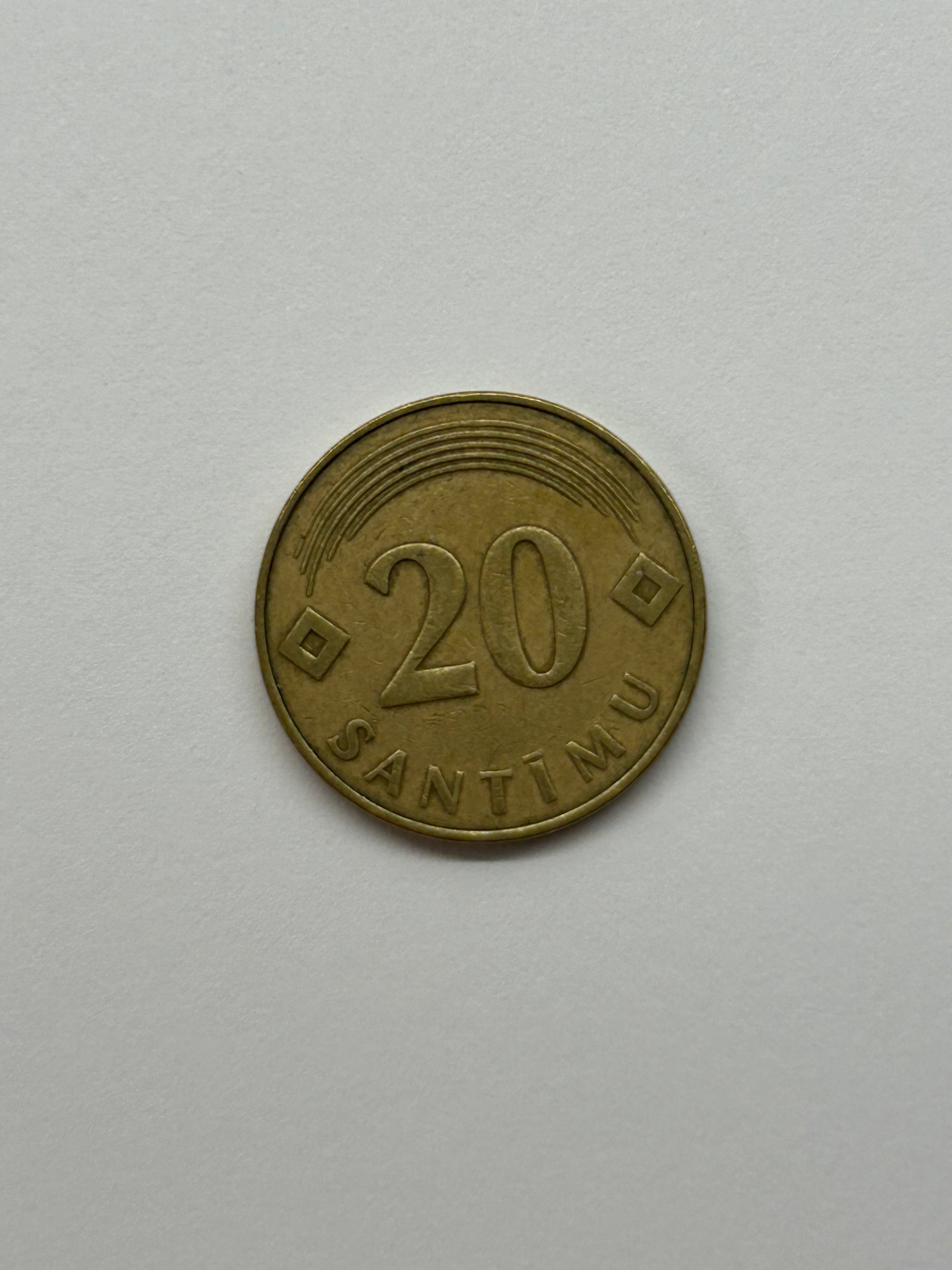 20 Santimu 1992 Latvia