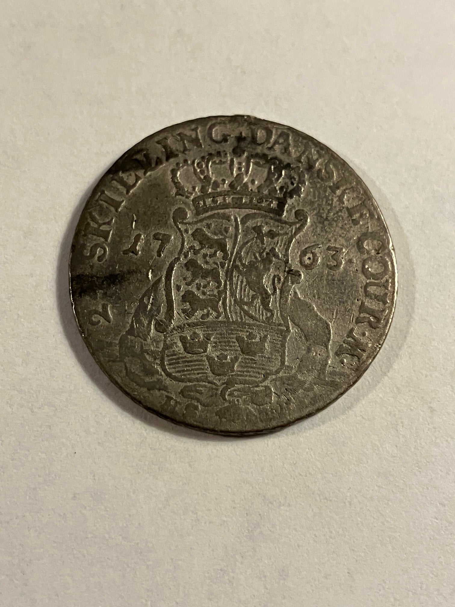 24 Skilling 1763 Danmark