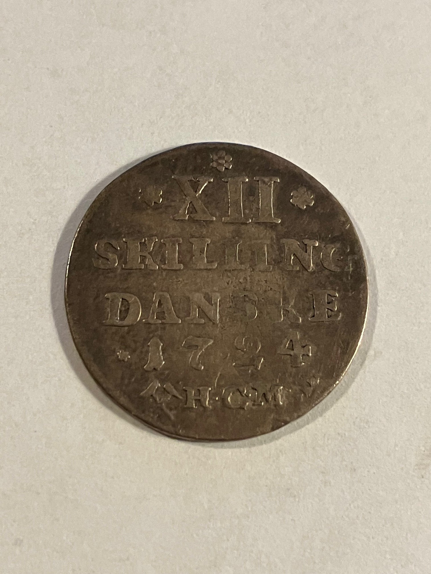 12 Skilling 1724 Norge