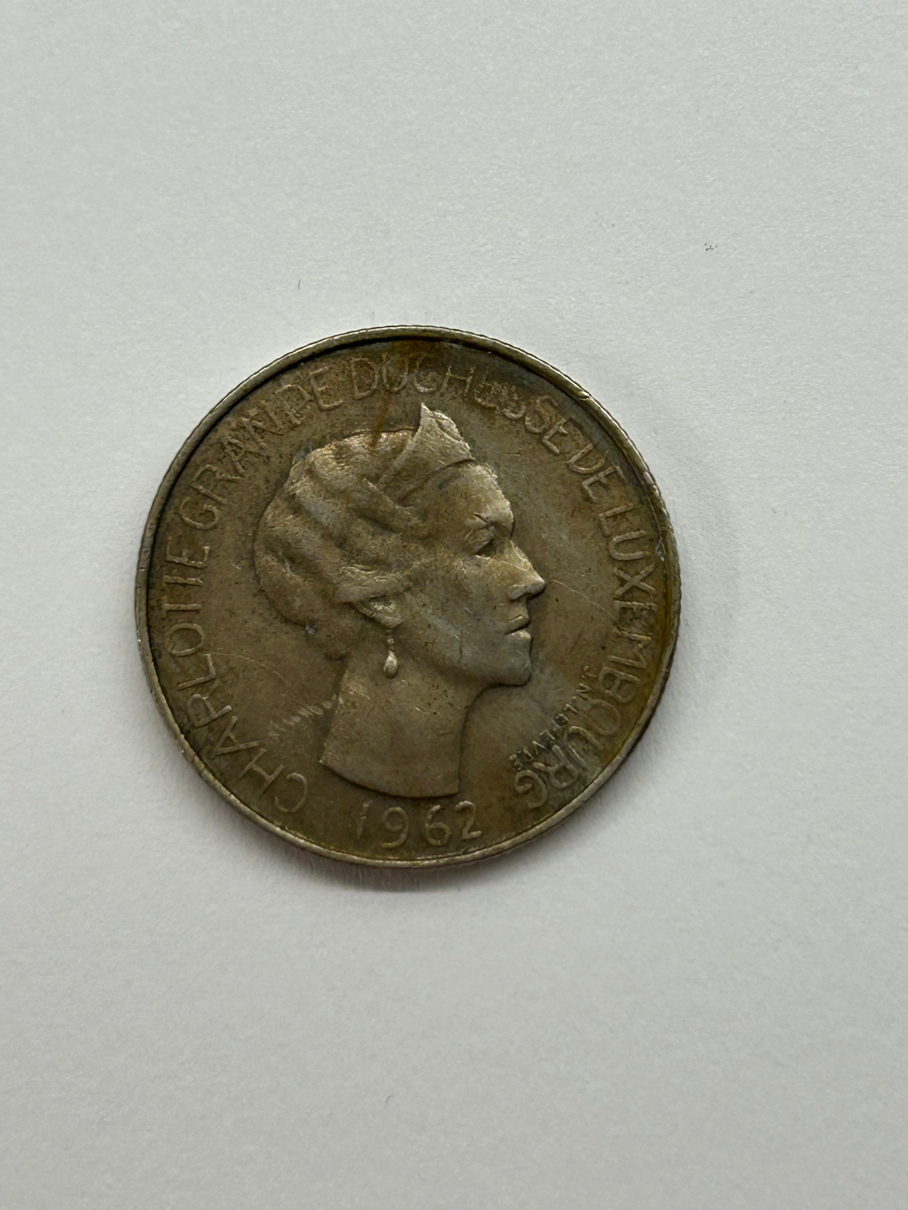 5 Francs Luxembourg 1962