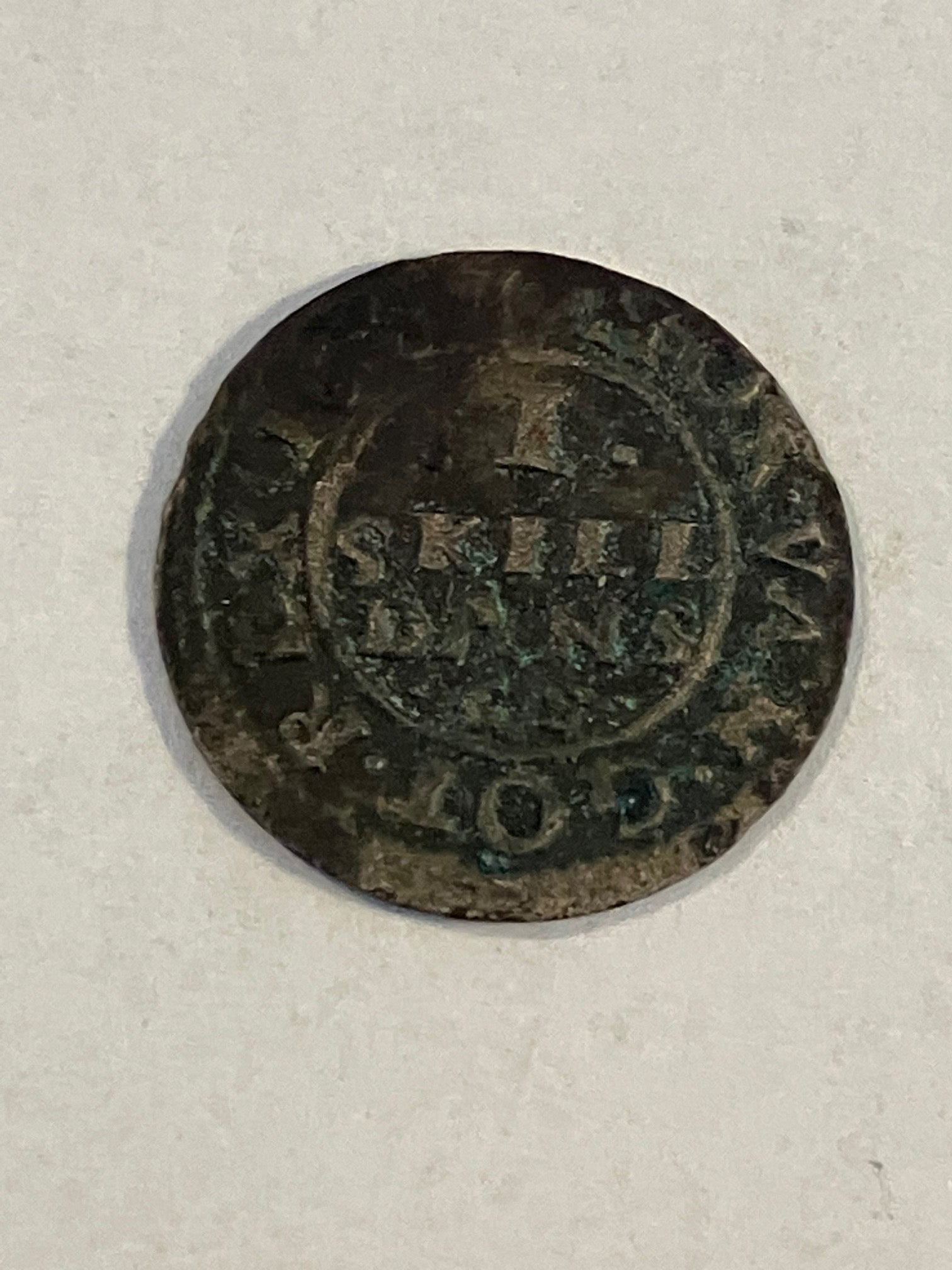 1 skilling 1681 Danmark