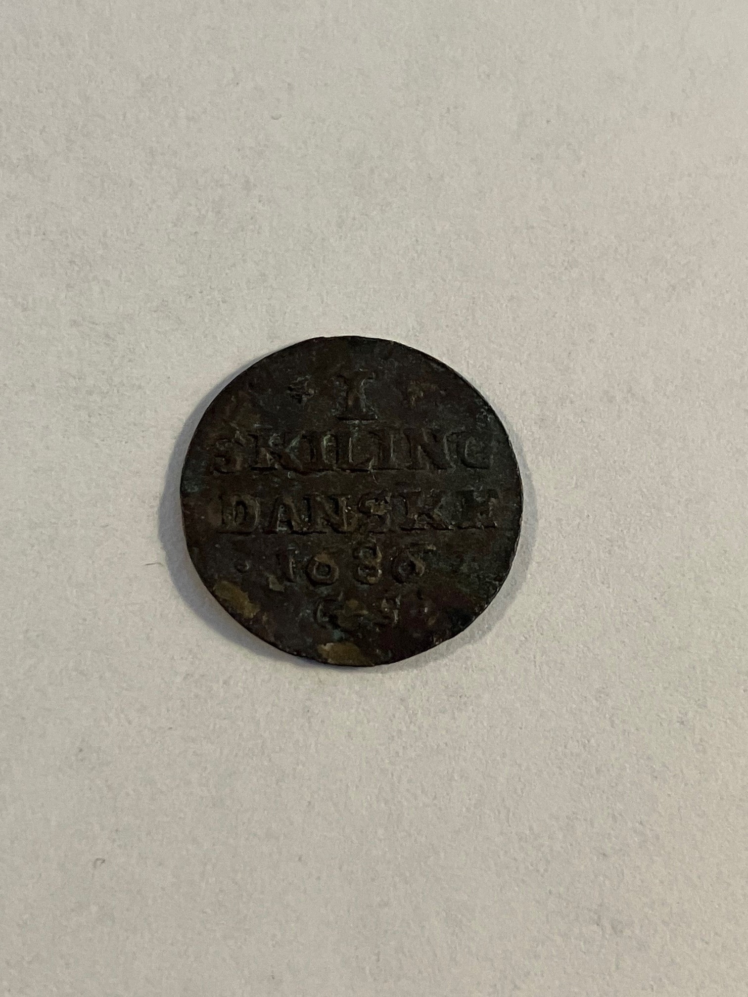 1 Skilling 1686 Danmark