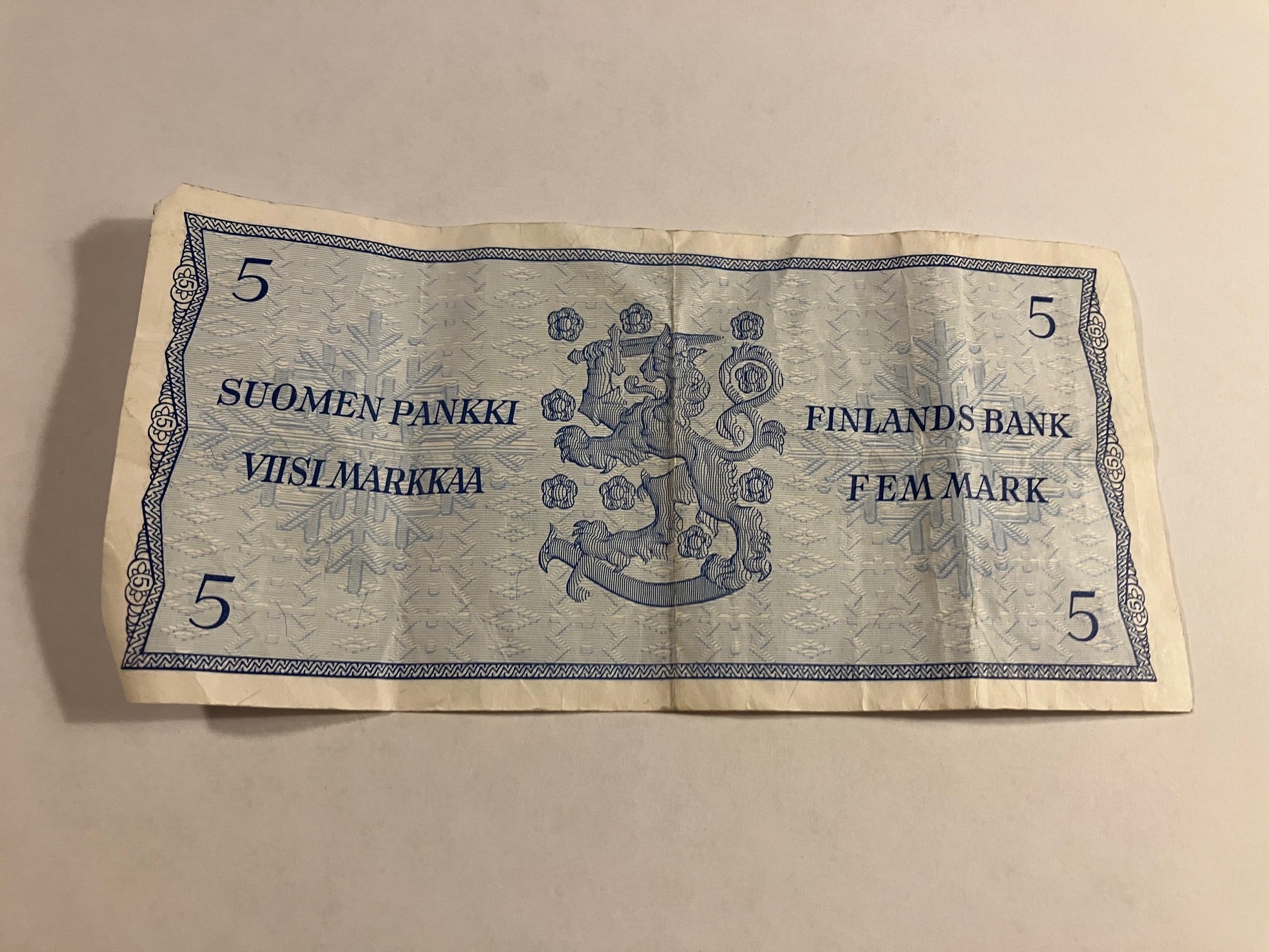 5 Markkaa 1963 Finland