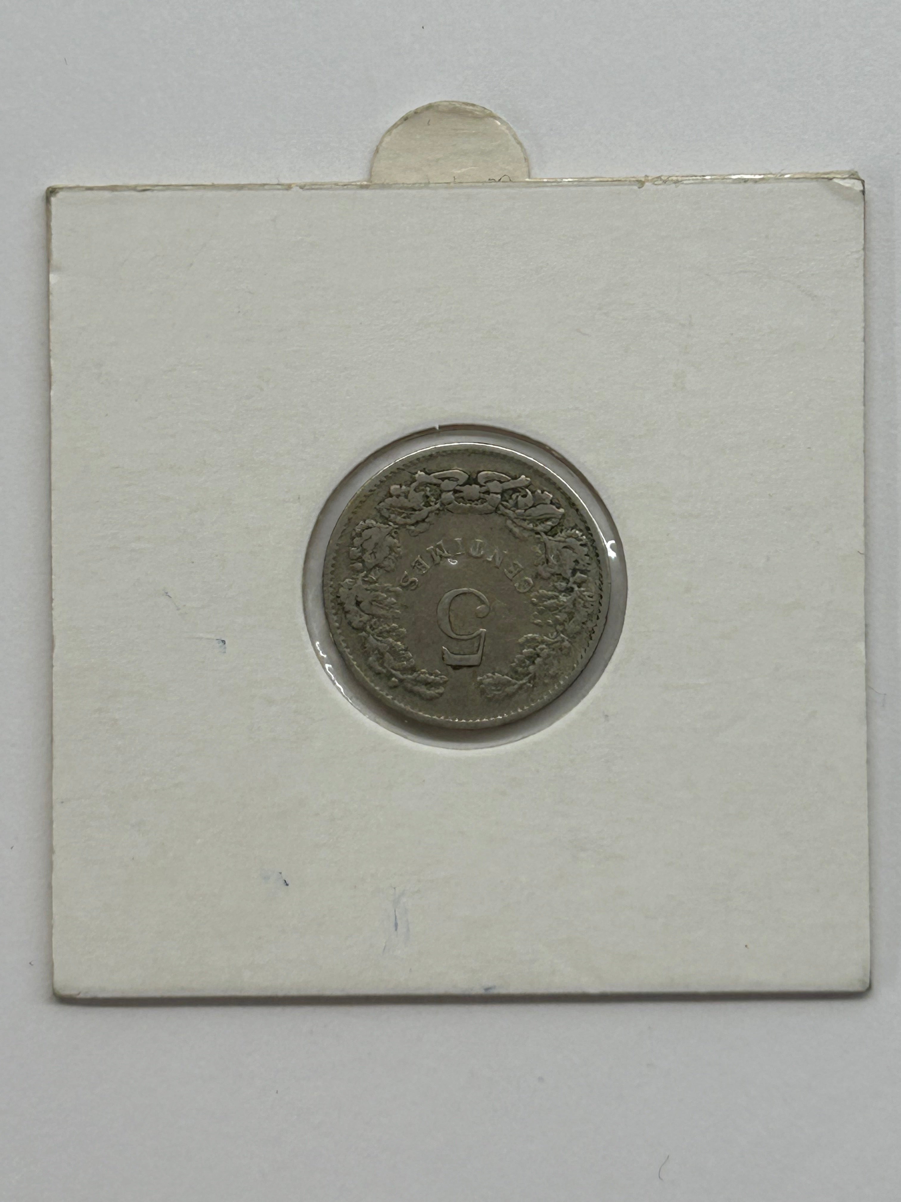 5 Centimes Luxembourg 1908