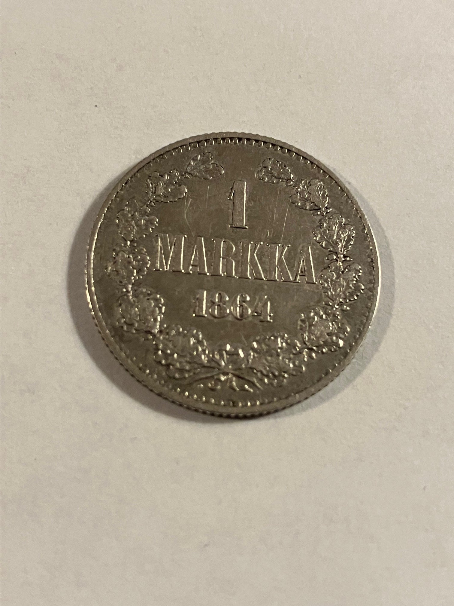 1 Markka 1864 Finland