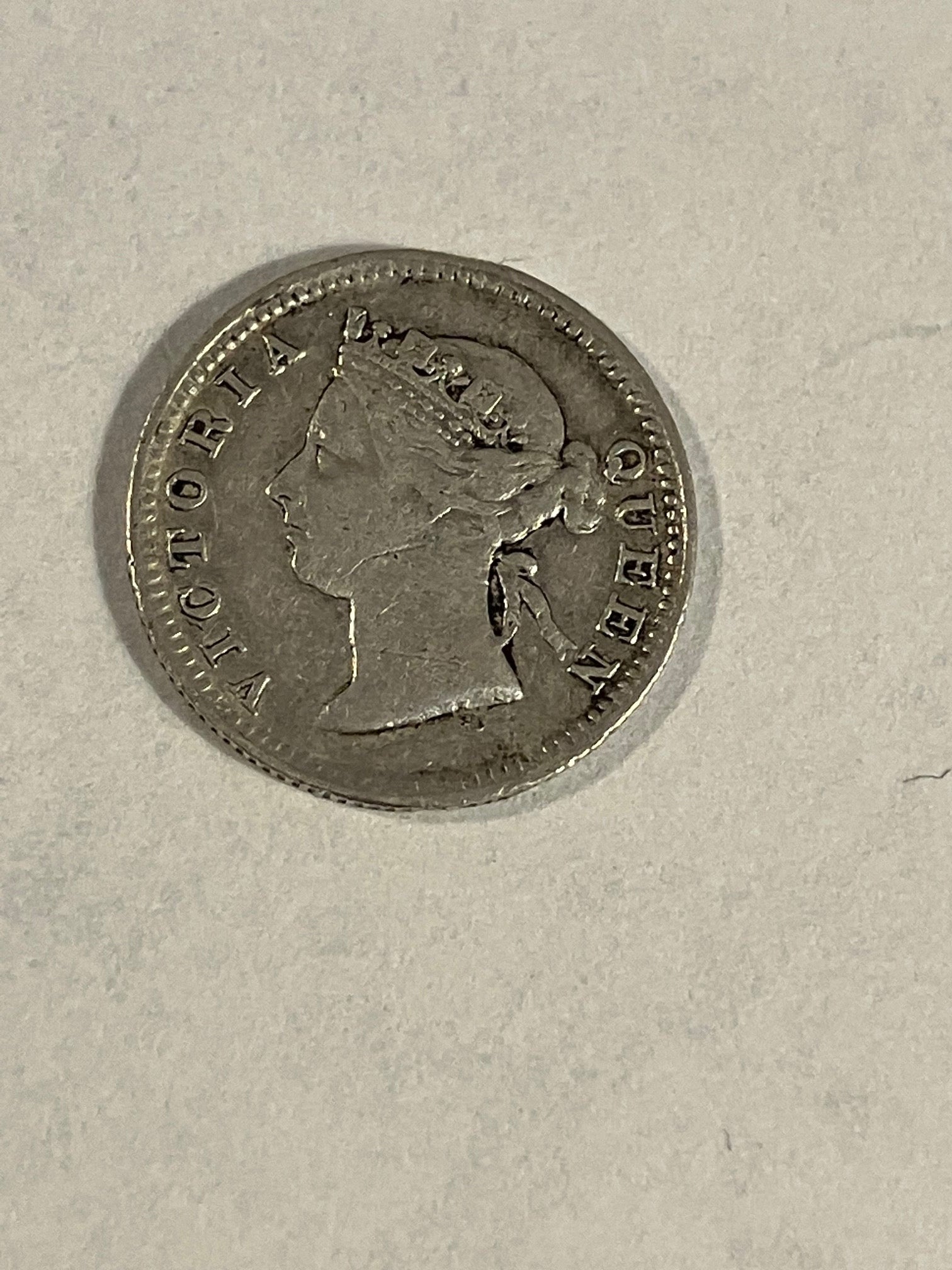 Five Cents Hong Kong 1897 - Renset