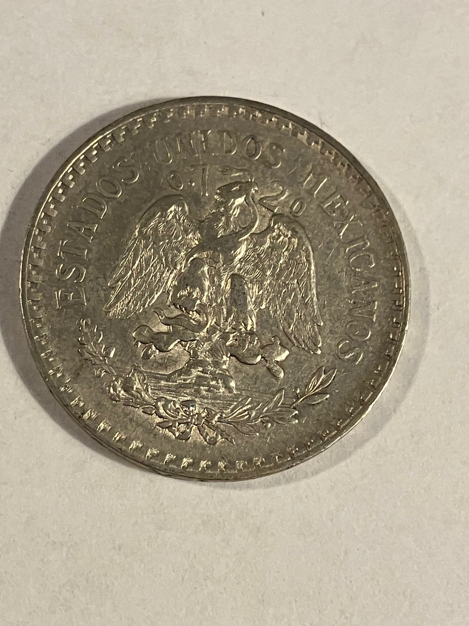 1 Peso Mexico 1923 - Silver