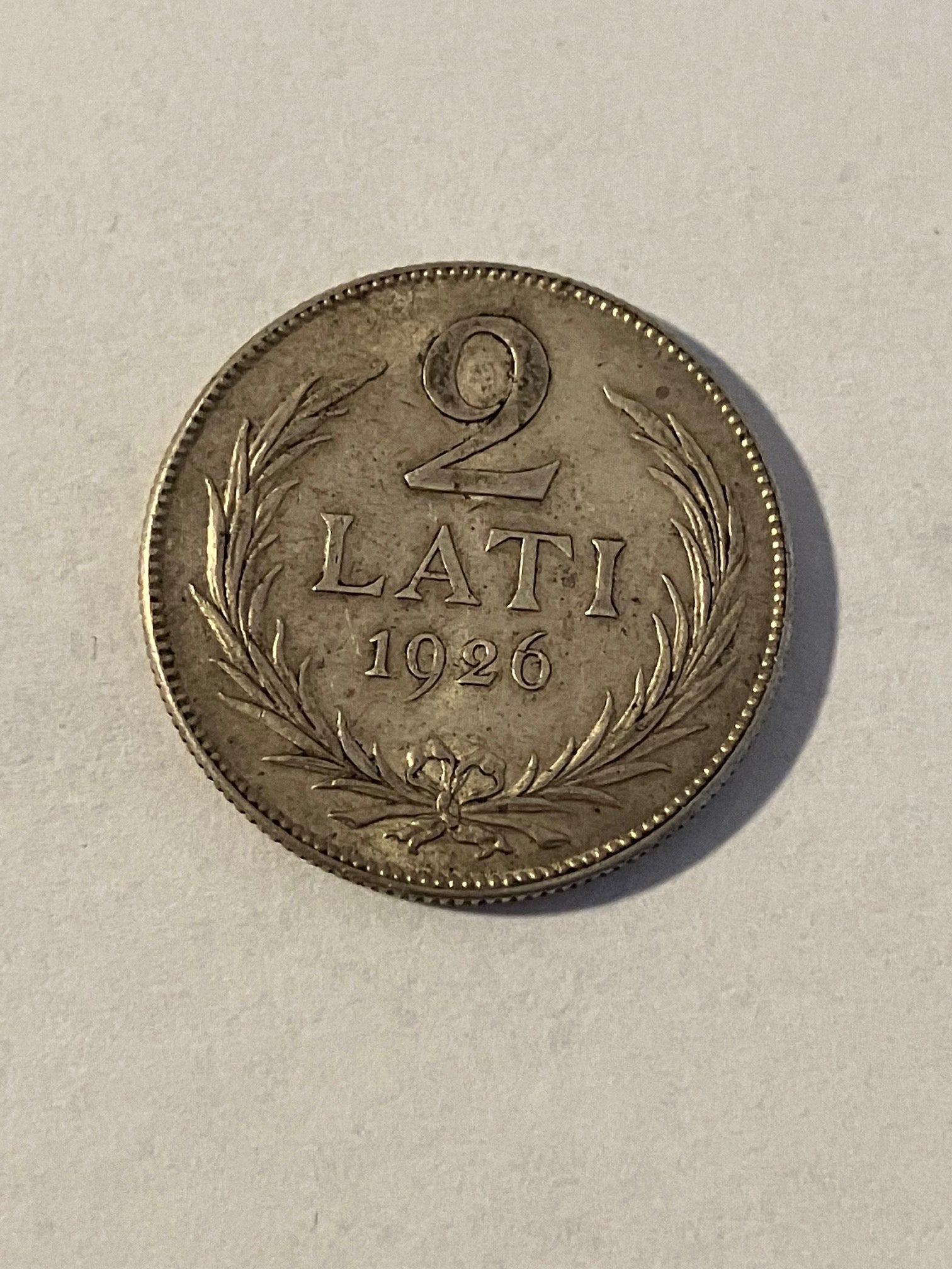 2 Lats 1926 Latvia