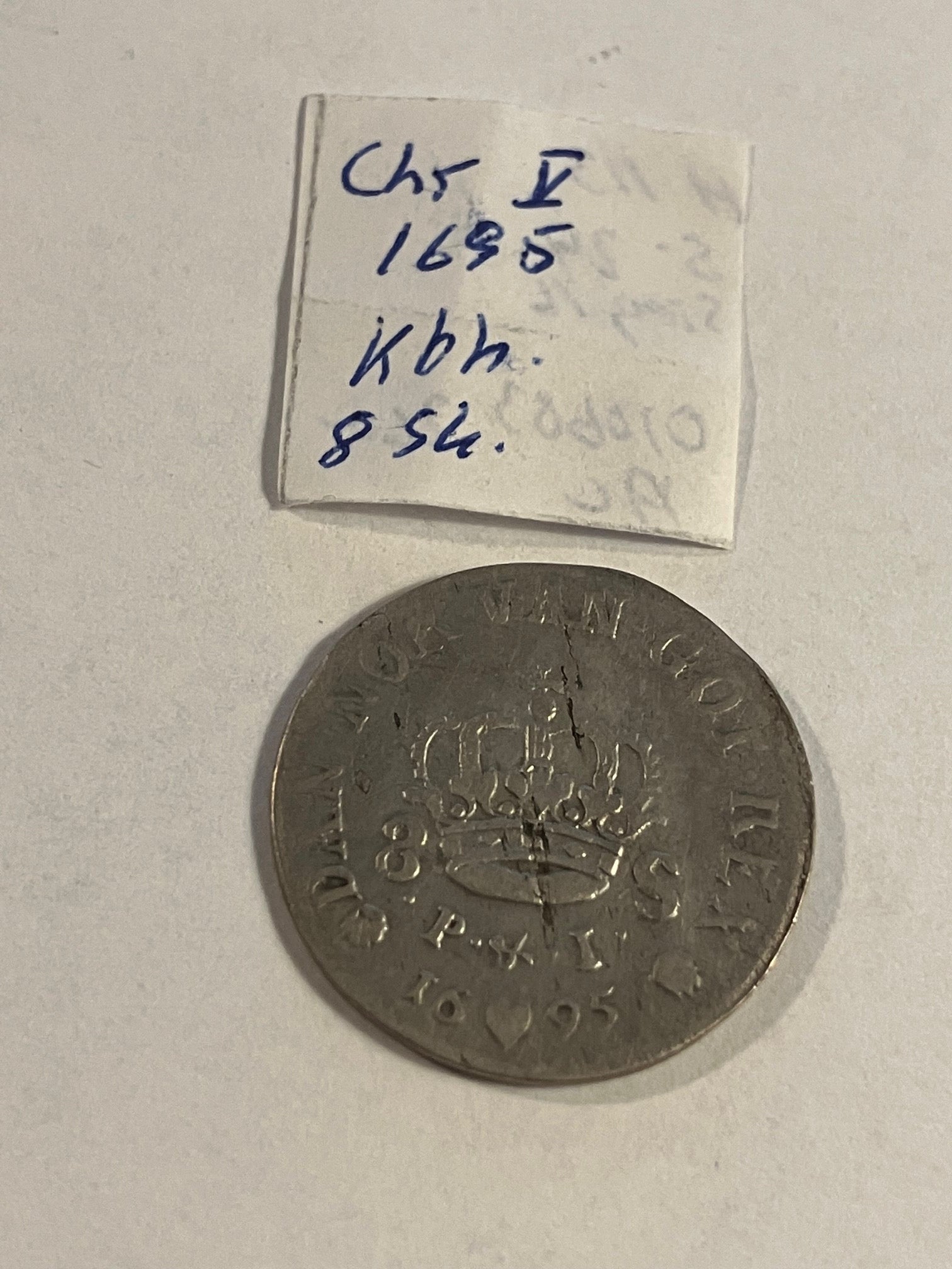 8 Skilling 1695 Danmark