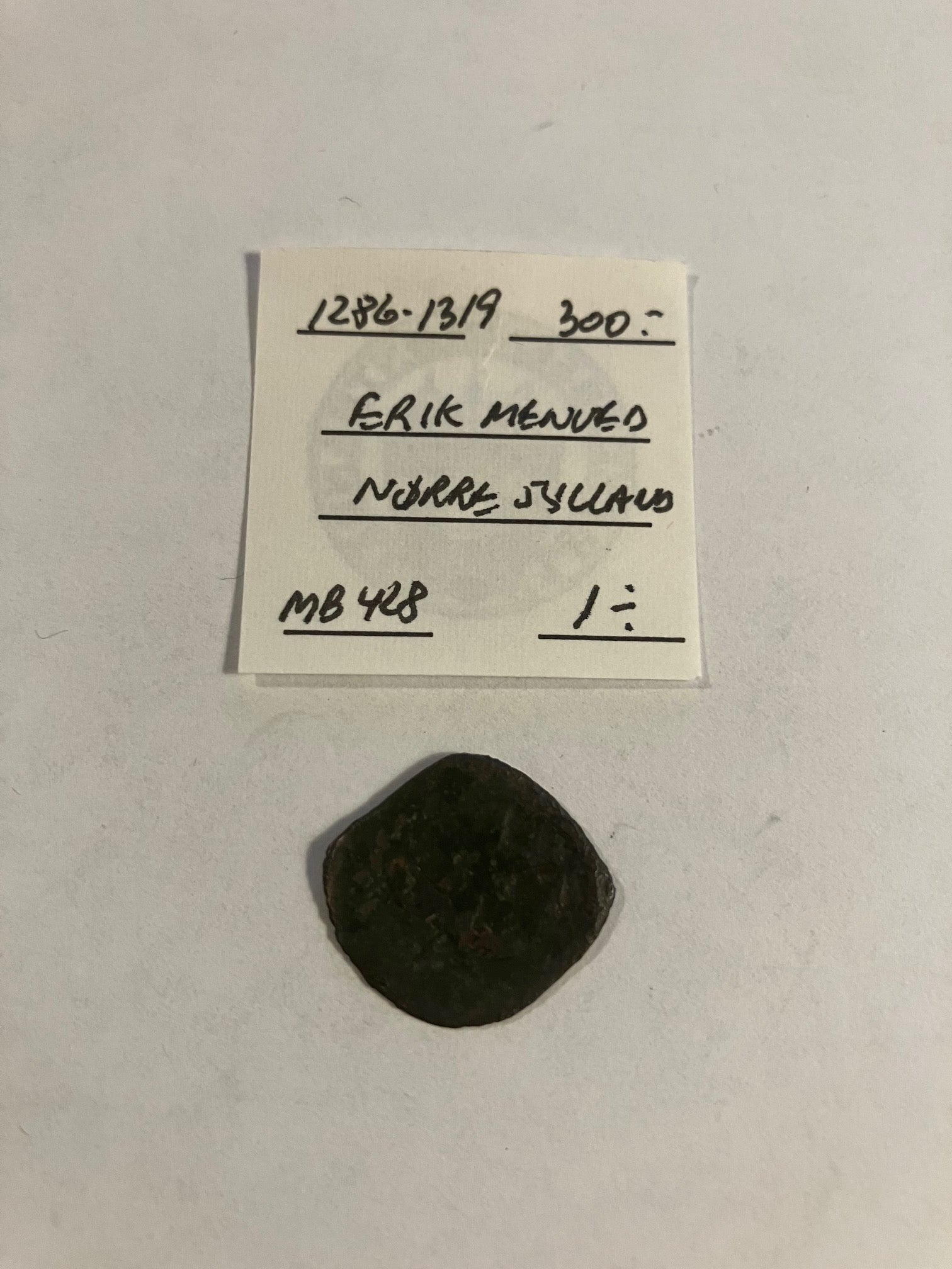 Erik Menved Nørrejylland 1286-1319 MB428