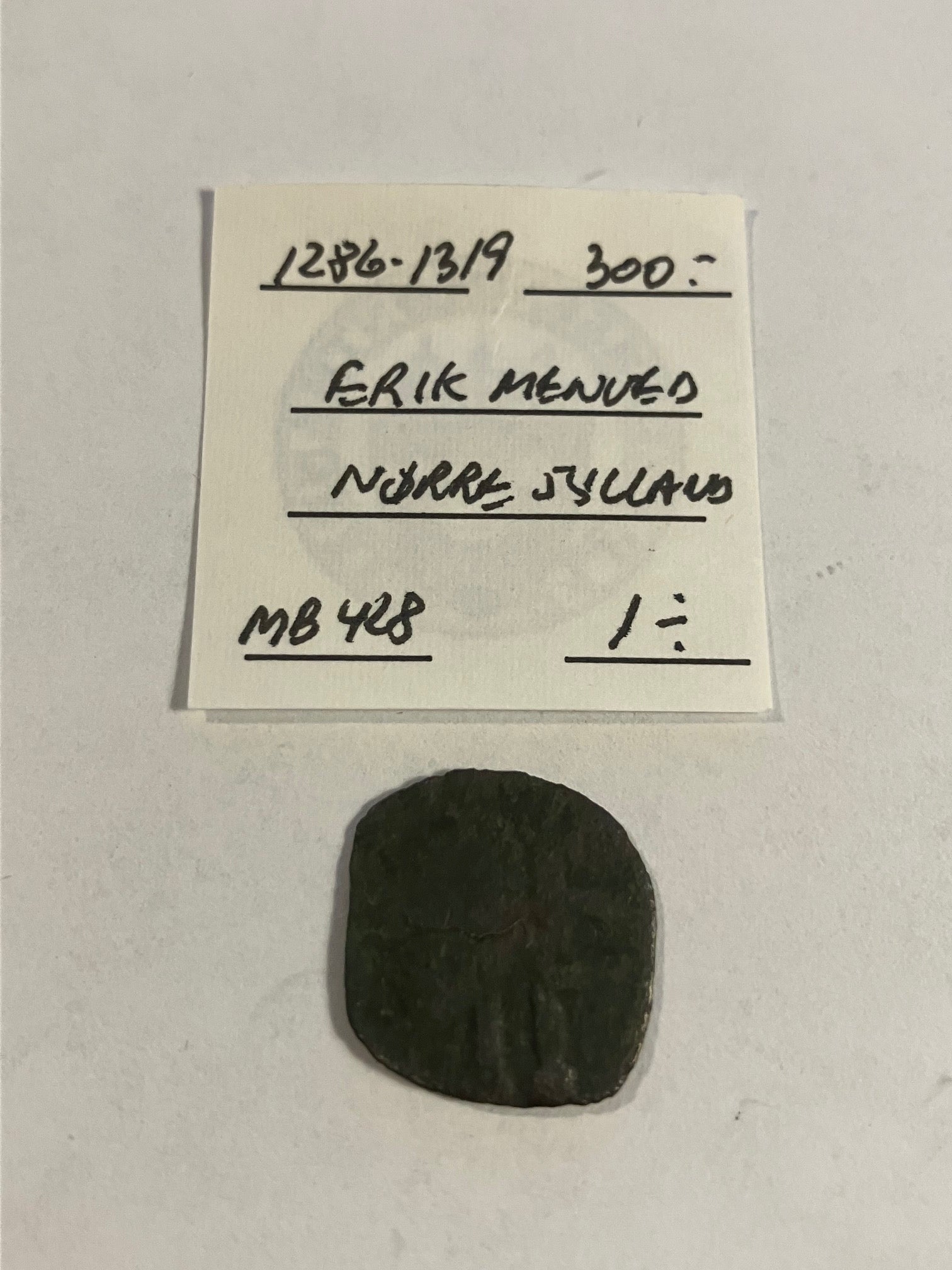 Erik Menved Nørrejylland 1286-1319 MB428