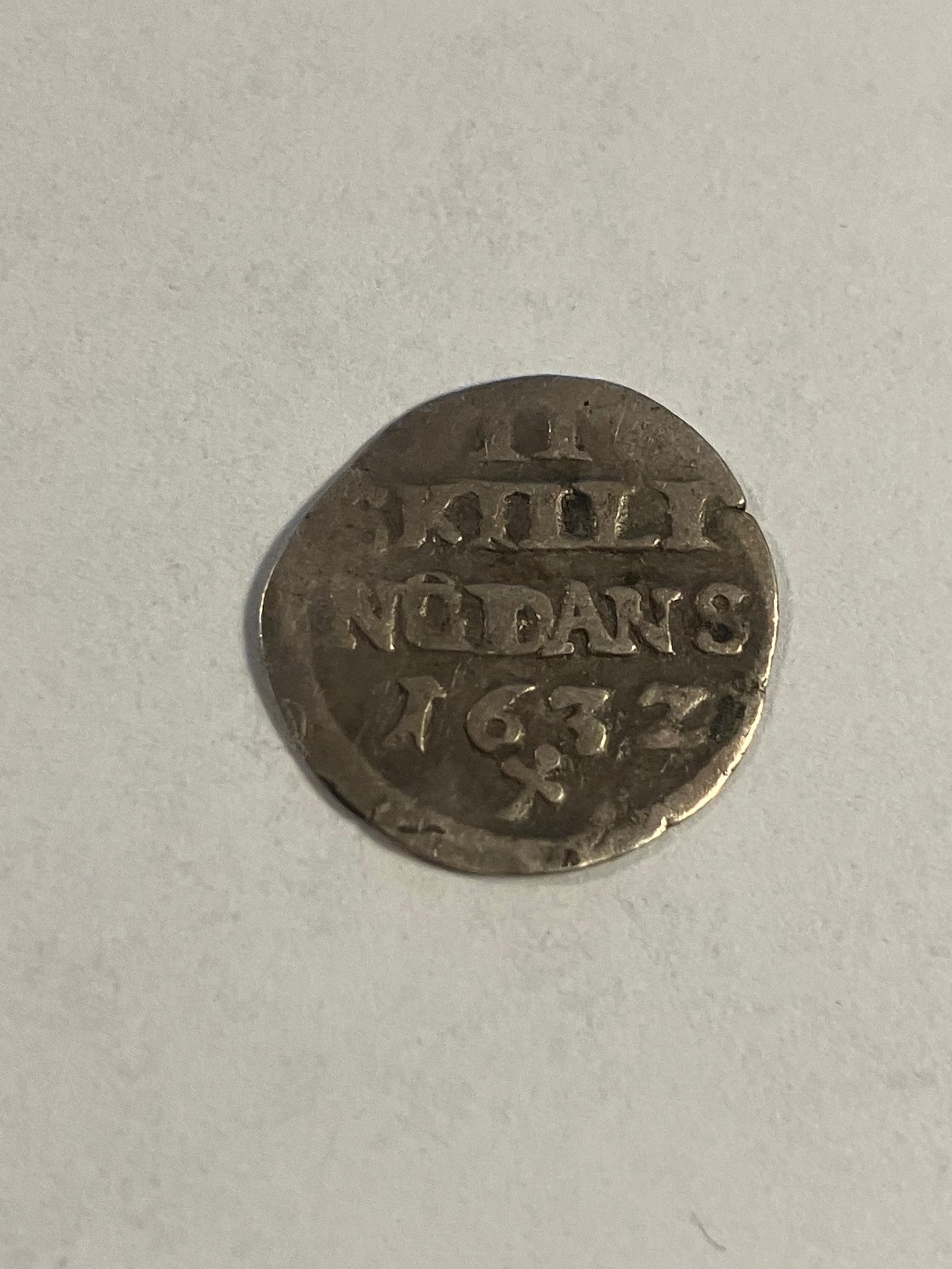 2 skilling 1632 Danmark