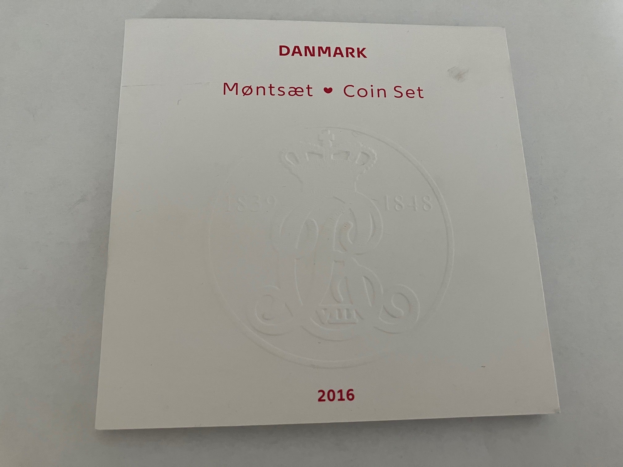 Kgl. Møntsæt 2016