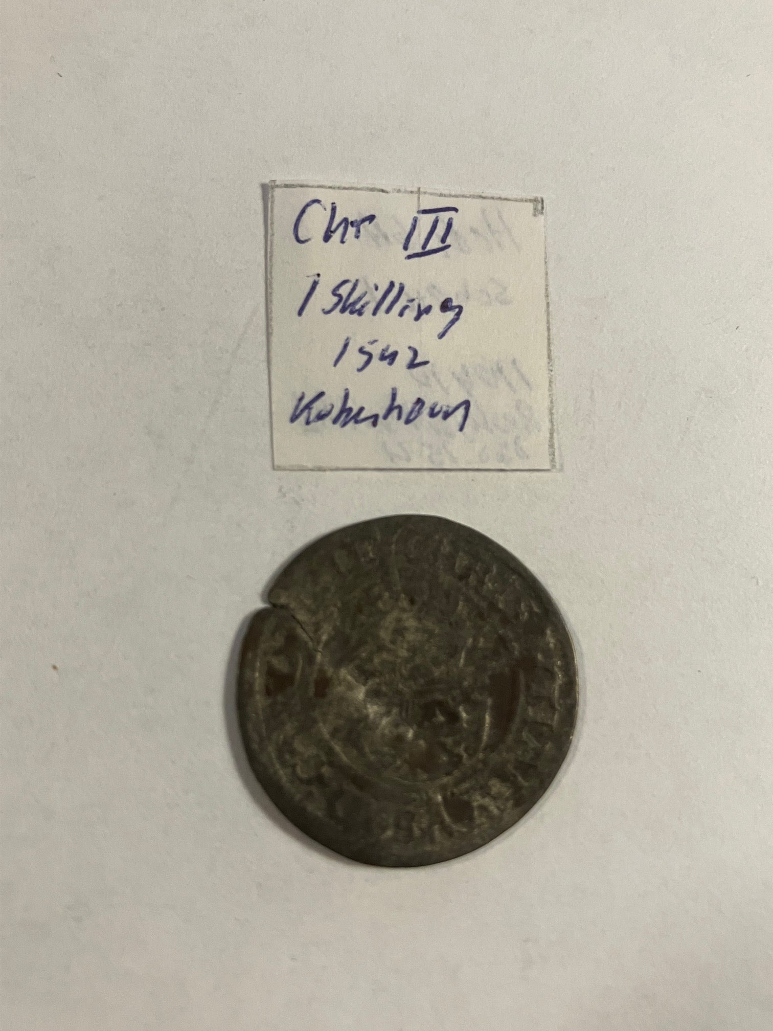 1 Skilling 1542 Danmark