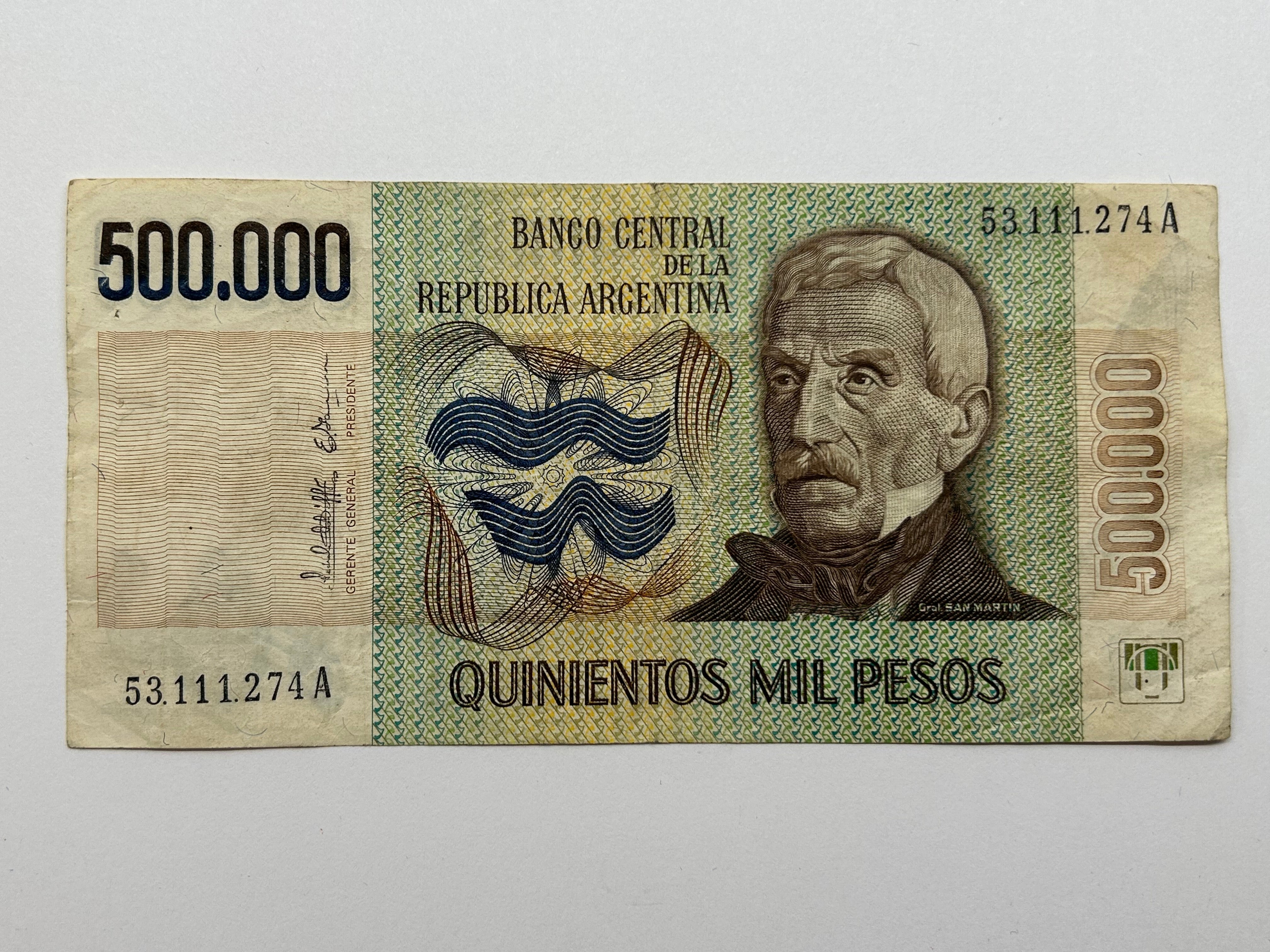 500.000 Pesos Argentina