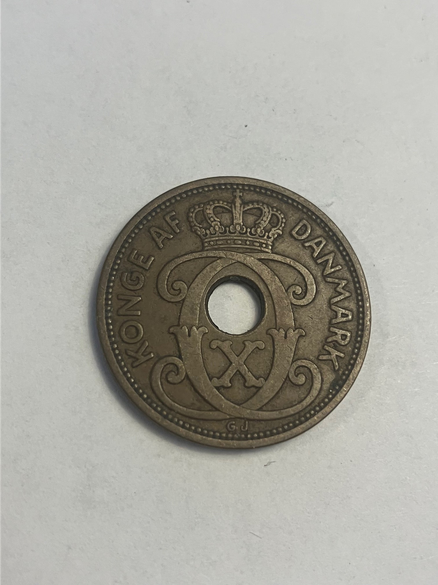 5 Øre 1937 Danmark