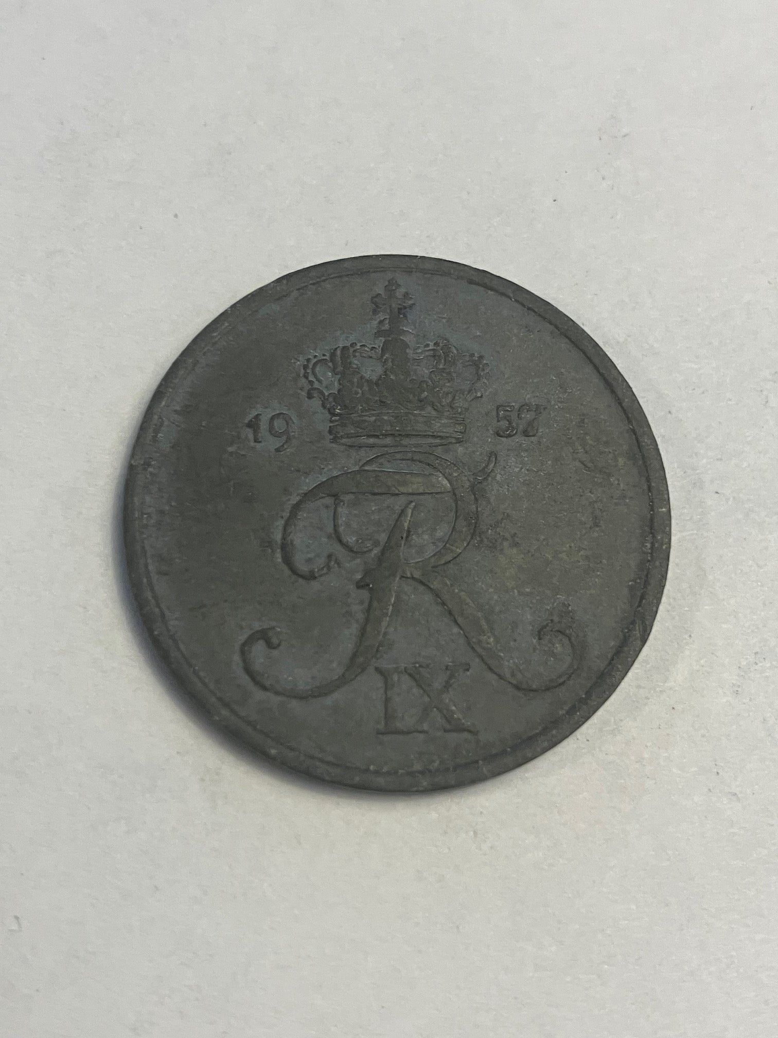 5 Øre 1957 Danmark