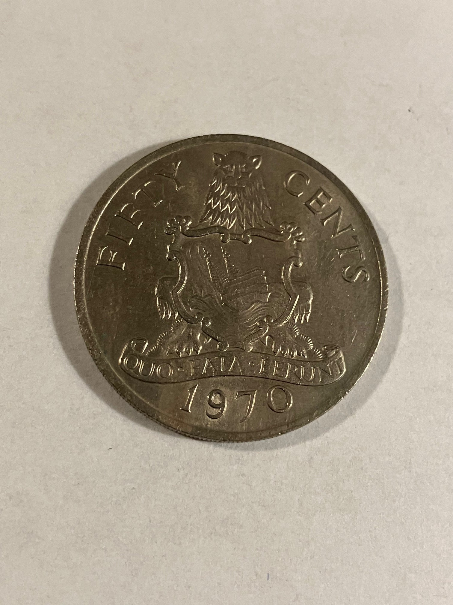Fifty Cents 1970 Bermuda