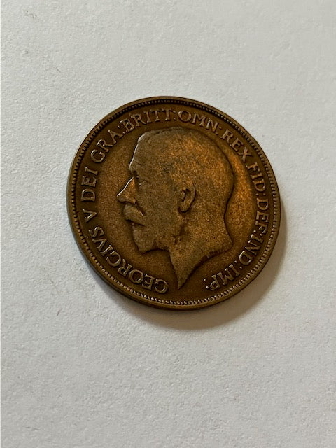 One Penny 1913 England