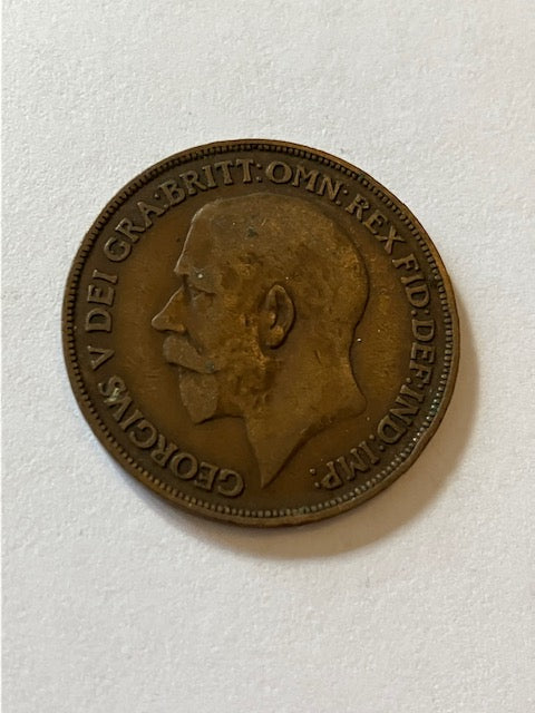 One Penny 1916 England