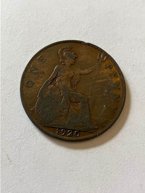 One Penny 1920 England