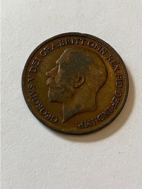 One Penny 1920 England