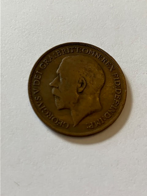 One Penny 1921 England