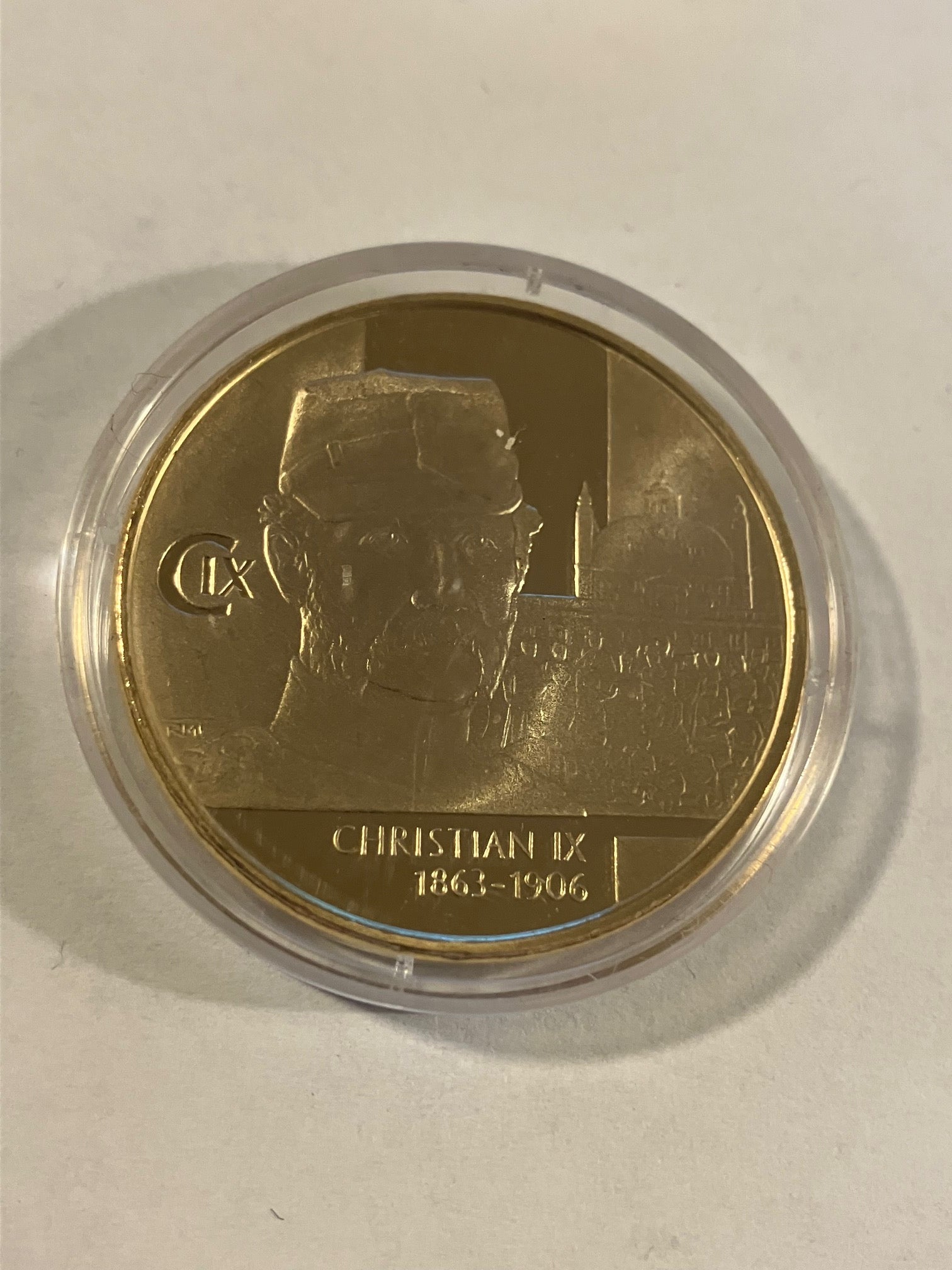 Christian IX - Danmarks Regenter - Forgyldt