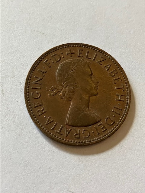 One Penny 1961 England