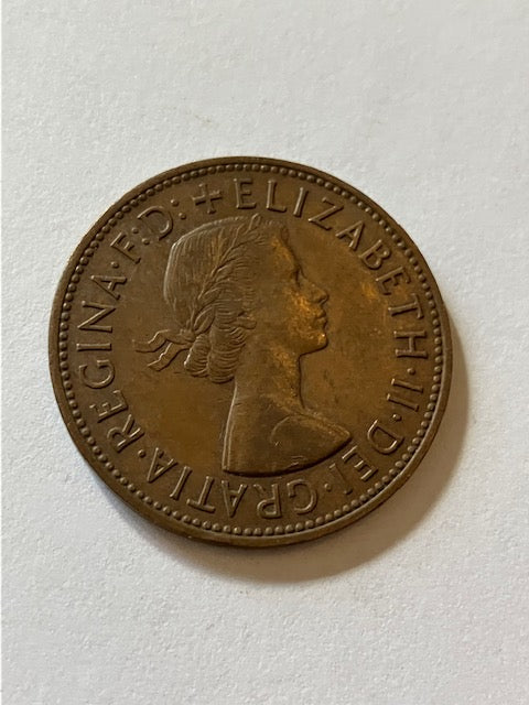 One Penny 1962 England
