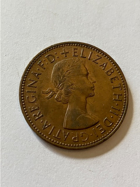 One Penny 1963 England