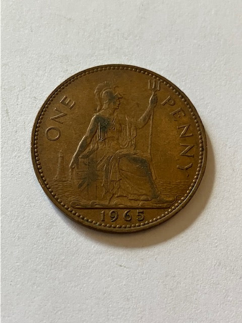 One Penny 1965 England