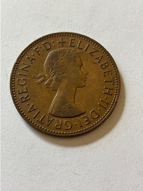 One Penny 1965 England