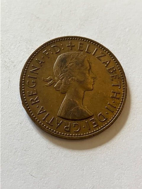 One Penny 1967 England