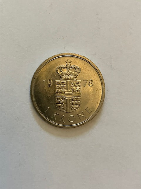 1 Krone 1978 Danmark