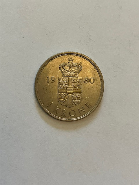 1 Krone 1980 Danmark