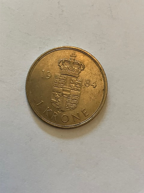 1 Krone 1984 Danmark