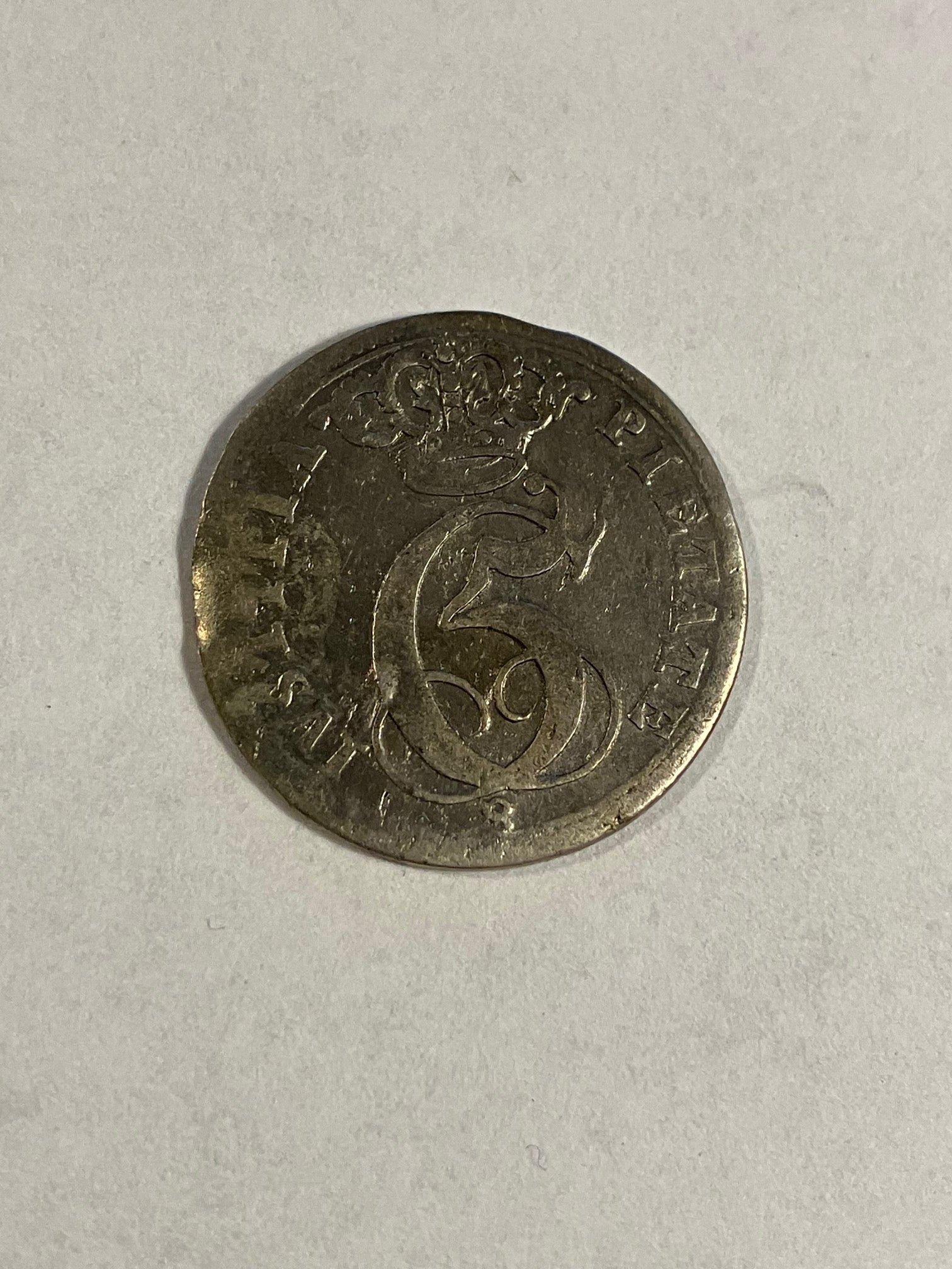 8 Skilling 1694 Glückstadt - Meget dårlig stand