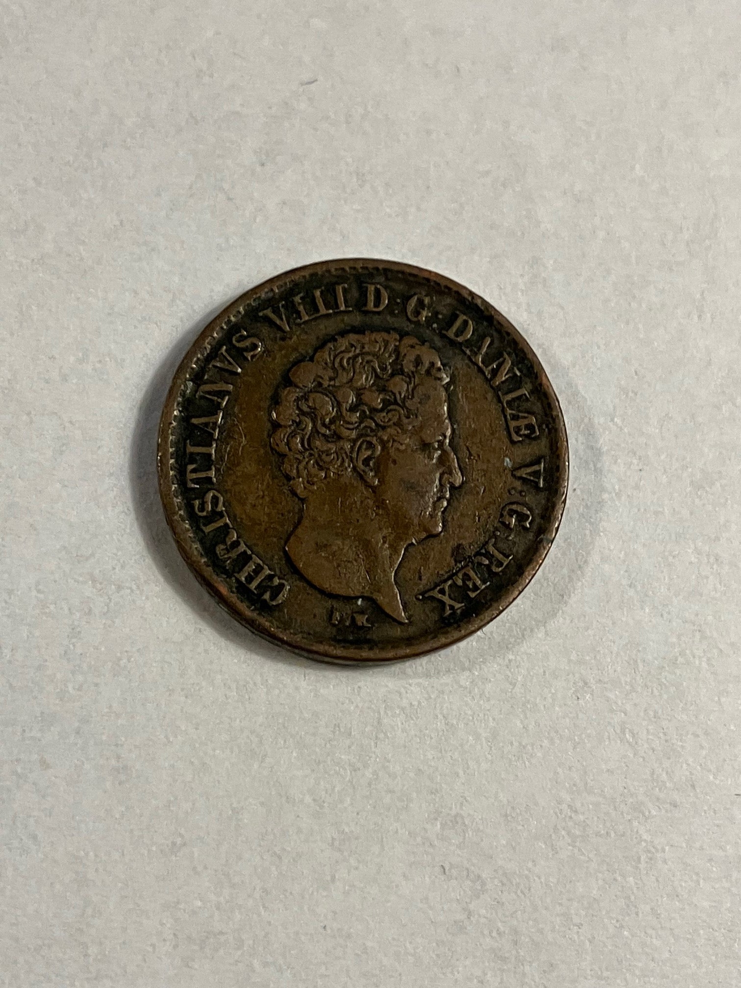 1/2 Rigsbankskilling 1842 - Pæn